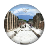 Pompeii Naples Italy 3D Fridge Magnet Crystal Glass