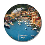 Portofino Liguria Italy 3D Fridge Magnet Crystal Glass