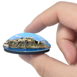Procida 3D Fridge Magnet Crystal Glass