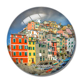 Riomaggiore Cinque Terre Italy 3D Fridge Magnet Crystal Glass