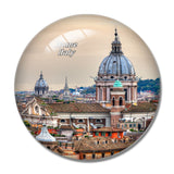 Rome Italy 3D Fridge Magnet Crystal Glass