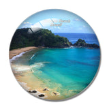 Sancho Beach Brazil 3D Fridge Magnet Crystal Glass