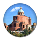 Sanctuary San Luca Bologna Italy 3D Fridge Magnet Crystal Glass