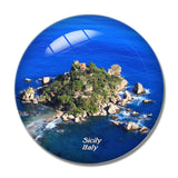 Sicily Island Italy 3D Fridge Magnet Crystal Glass
