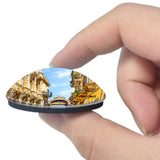 Sicily Taormina Italy 3D Fridge Magnet Crystal Glass