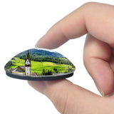 St Leonhard South Tyrol 3D Fridge Magnet Crystal Glass