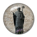 St Nicholas Statue Bari Italy 3D Fridge Magnet Crystal Glass