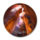 USA America Antelope Canyon 3D Fridge Magnet Crystal Glass
