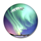 USA America Aurora Alaska 3D Fridge Magnet Crystal Glass