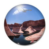 USA America Colorado River Yellowstone Lake 3D Fridge Magnet Crystal Glass