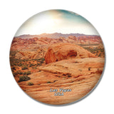 USA America Red Rock Canyon Las Vegas 3D Fridge Magnet Crystal Glass