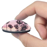 USA America Tropical Beach Miami 3D Fridge Magnet Crystal Glass