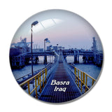 Basra Iraq 3D Fridge Magnet Crystal Glass