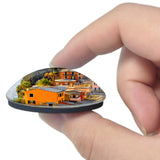 Vernazza Cinque Terre Italy 3D Fridge Magnet Crystal Glass