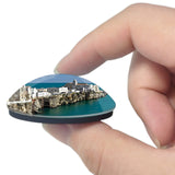 Vieste Italy 3D Fridge Magnet Crystal Glass