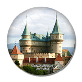 Castle Bojnice Slovakia 3D Fridge Magnet Crystal Glass