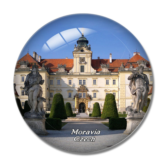 Czech Bohemia Valtice Castle Moravia 3D Fridge Magnet Crystal Glass