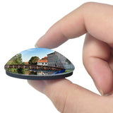 Czech Budejovice 3D Fridge Magnet Crystal Glass