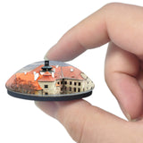 Czech Castle Jezeri 3D Fridge Magnet Crystal Glass