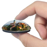 Czech Mikulov Castle 3D Fridge Magnet Crystal Glass