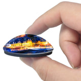 France Auray 3D Fridge Magnet Crystal Glass