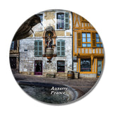 France Auxerre Urban 3D Fridge Magnet Crystal Glass