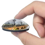 France Bordeaux Tram Bridge 3D Fridge Magnet Crystal Glass