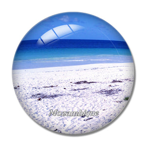 Beach Mozambique 3D Fridge Magnet Crystal Glass