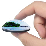 Beau Vallon Beach Seychelles 3D Fridge Magnet Crystal Glass