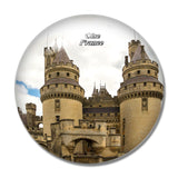 France Pierrefonds Castle Oise 3D Fridge Magnet Crystal Glass