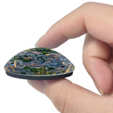 France Provence 3D Fridge Magnet Crystal Glass