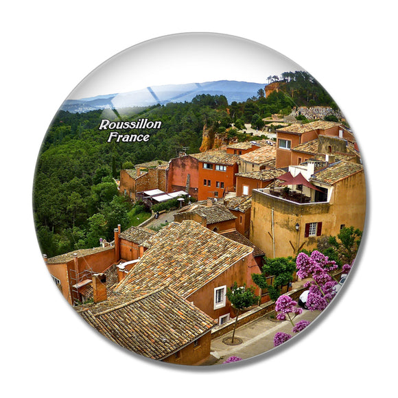 France Roussillon 3D Fridge Magnet Crystal Glass