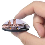 France Seine River Bridge Paris 3D Fridge Magnet Crystal Glass