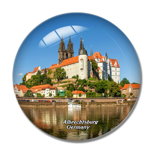 Germany Albrechtsburg Castle 3D Fridge Magnet Crystal Glass