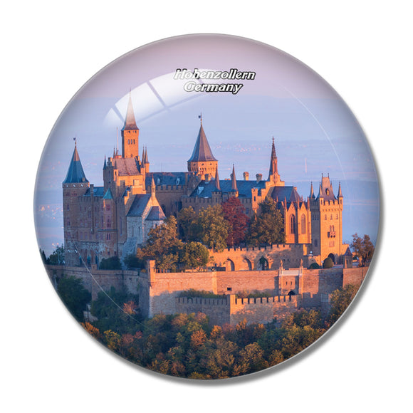 Germany Castle Hohenzollern 3D Fridge Magnet Crystal Glass