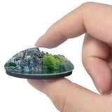 Germany Externsteine Lake 3D Fridge Magnet Crystal Glass