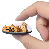 Belgium Belfort Bruges 3D Fridge Magnet Crystal Glass