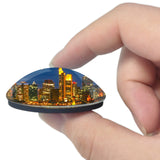 Germany Frankfurt Am Main 3D Fridge Magnet Crystal Glass