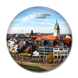 Germany Friedrichshafen 3D Fridge Magnet Crystal Glass