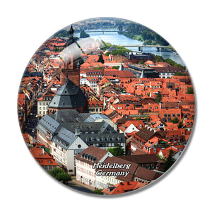 Germany Heidelberg 3D Fridge Magnet Crystal Glass