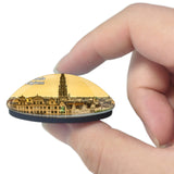 Belgium Cathedral Brussels 3D Fridge Magnet Crystal Glass