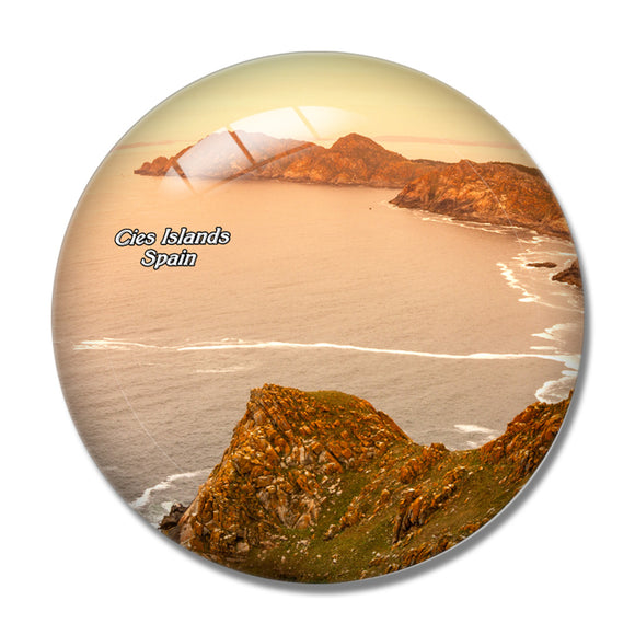 Spain Cies Islands 3D Fridge Magnet Crystal Glass