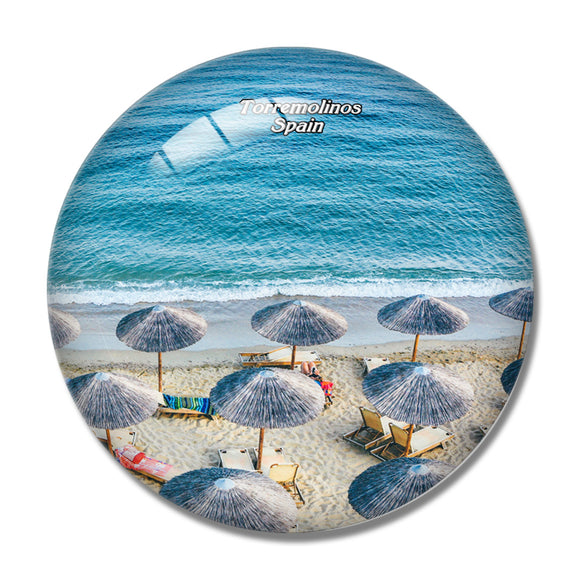 Spain Torremolinos Spain 3D Fridge Magnet Crystal Glass