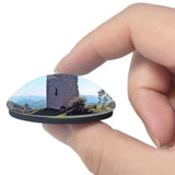 Spain Tower Penerudes Asturias Spain 3D Fridge Magnet Crystal Glass