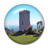 Spain Tower Penerudes Asturias Spain 3D Fridge Magnet Crystal Glass