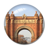 Spain Triumphal Arch Barcelona 3D Fridge Magnet Crystal Glass