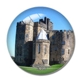 UK England Alnwick Castle Northumberland 3D Fridge Magnet Crystal Glass
