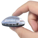 UK England Belfast Botanical 3D Fridge Magnet Crystal Glass