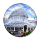 UK England Belfast Botanical 3D Fridge Magnet Crystal Glass