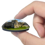 UK England Carew Castle Wales 3D Fridge Magnet Crystal Glass